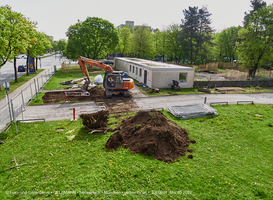 05.05.2022 - Baustelle am Haus für Kinder in Neuperlach